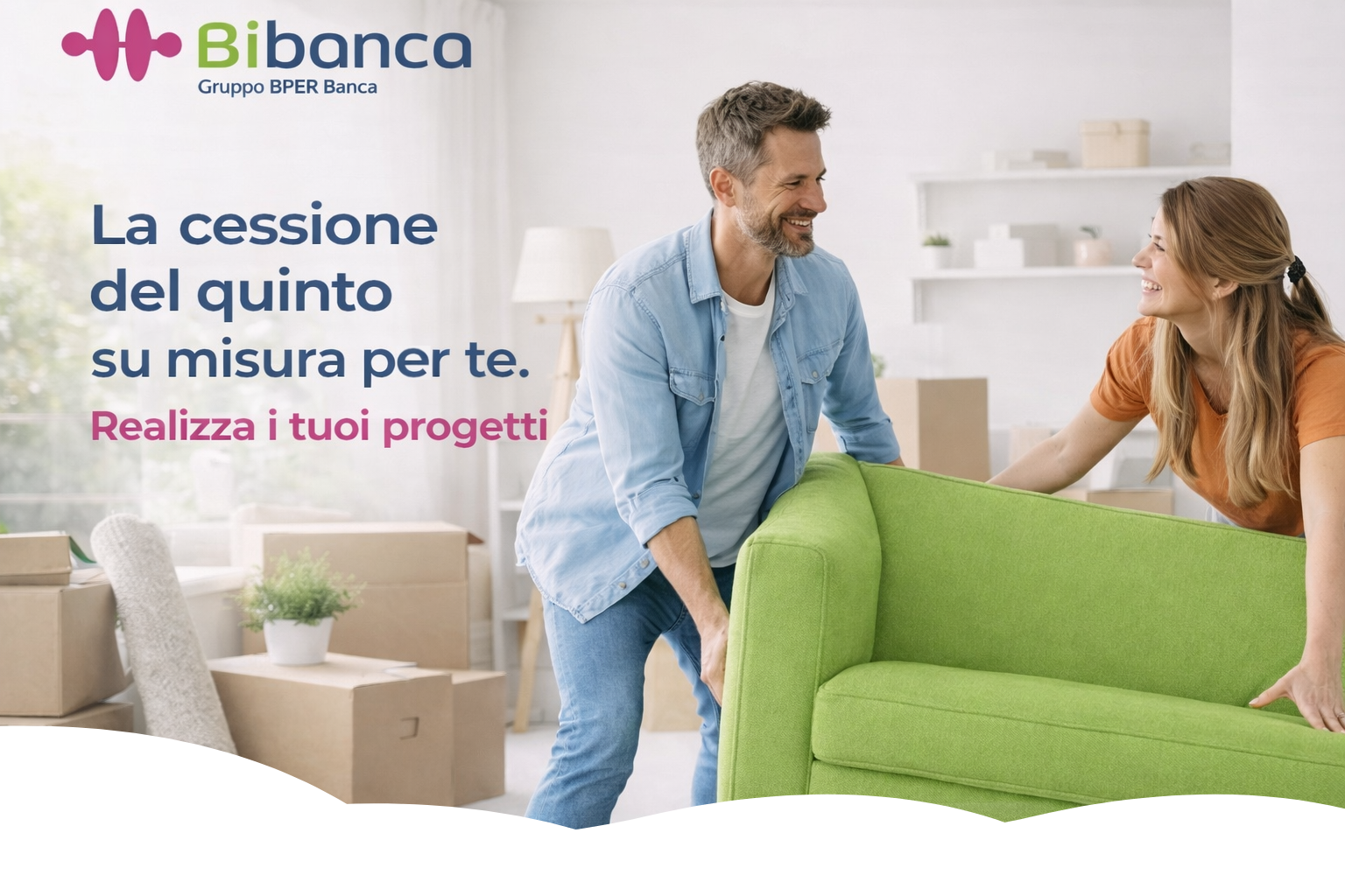 Bibanca - La cessione del quinto su misura per te. Realizza i tuoi progetti.